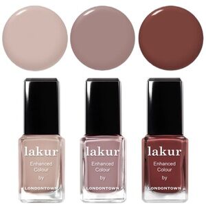 🆕 LONDONTOWN Nude Mood Lakur Trio: Pampas Beige, Chai, Oud Mood